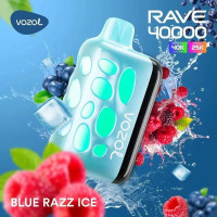 Vozol Rave 40000 Blue Razz ice (Блакитна малина Лід)