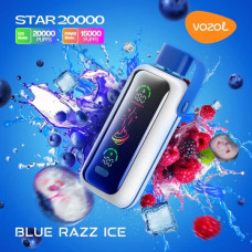 Vozol Star 20000 Blue Razz ice (Блакитний лід)