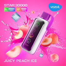 Vozol Star 20000 Juicy Peach ice (Соковитий Персиковий лід)