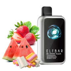 Elf Bar BC 20000 touch Strawberry watermelon bubble gum (Клубнично-арбузная жвачка)