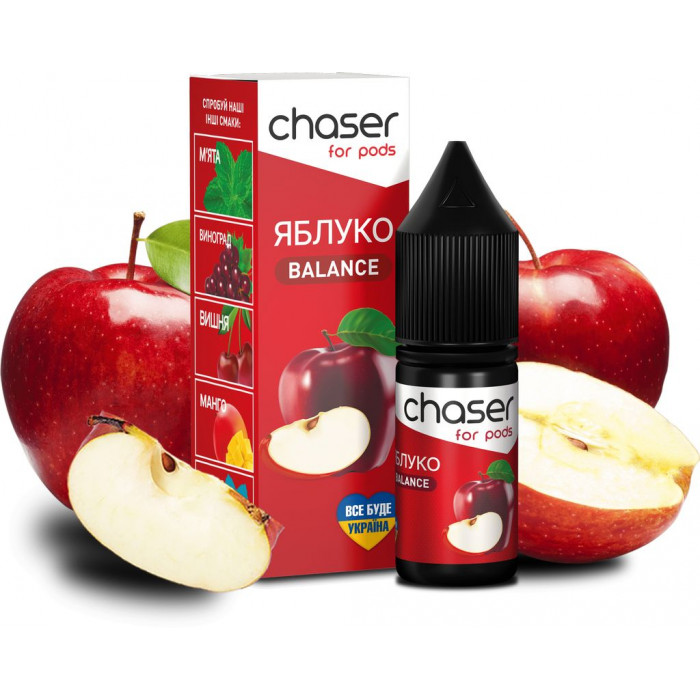 Рідина Chaser for Pods Plus Salt Balance Яблуко 5% 10 мл