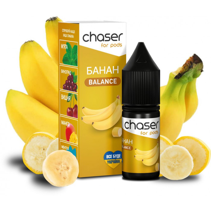 Рідина Chaser for Pods Plus Salt Balance Банан 3% 10 мл