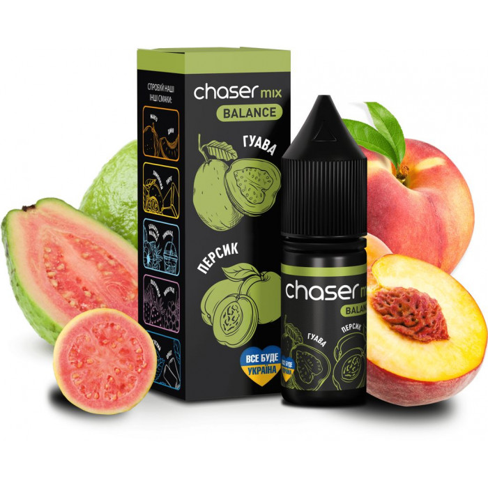 Рідина Chaser Mix Salt Balance Peach Guava (Персик Гуава) 6% 10 мл