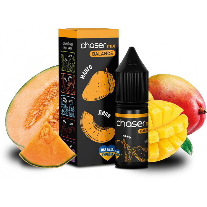 Рідина Chaser Mix Salt Balance Melon Mango (Диня Манго) 3% 10 мл
