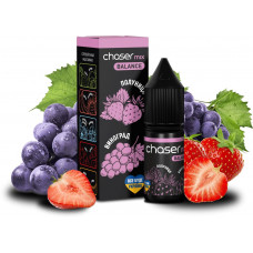 Рідина Chaser Mix Salt Balance Strawberry Grape (Полуниця Виноград) 3% 10 мл