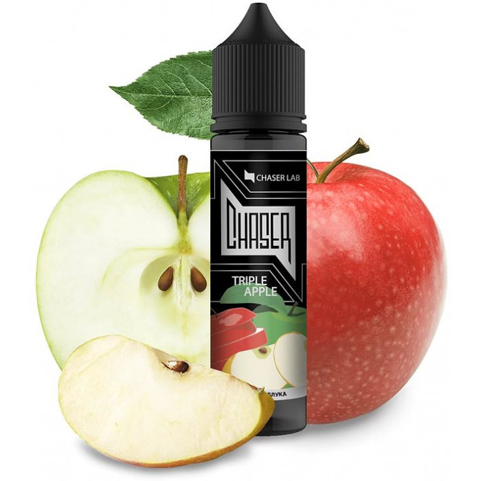Рідина Chaser Black Organic Triple Apple (Потрійне Яблуко) 0 мг 60 мл