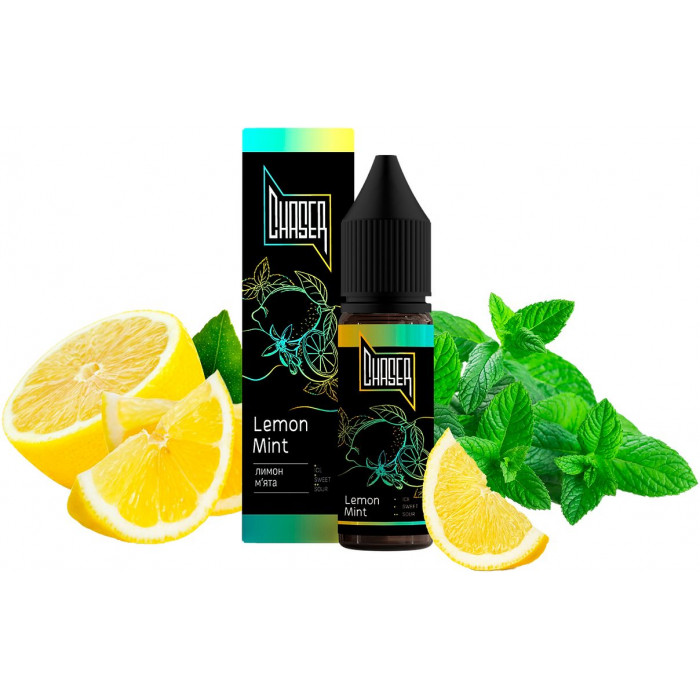 Рідина Chaser Black Salt Lemon Mint (Лимон М'ята) 5% 15 мл