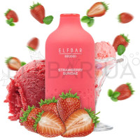 Elf Bar BB3500 5% Strawberry Sundae (Полуничне Морозиво) Original