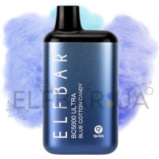 Elf Bar BC5000 Ultra 5% Blue Cotton Candy (Чорнична Цукрова Вата) Original 