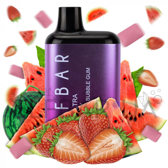 Elf Bar BC5000 Ultra 5% Strawberry Watermelon Bubble Gum (Полунично-кавунова Жуйка) Original 