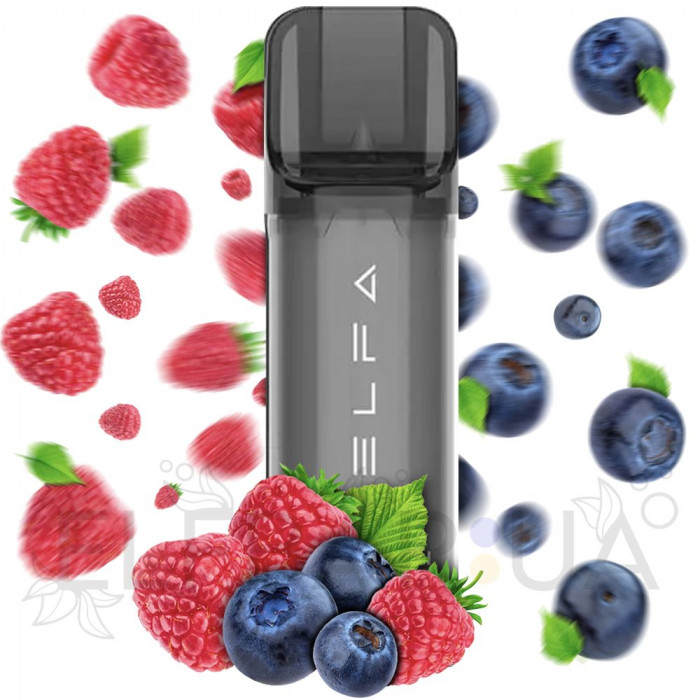 Змінний картридж Elf Bar ELFA Blueberry Sour Raspberry (Чорниця Кисла Малина) 5% 4 мл Original