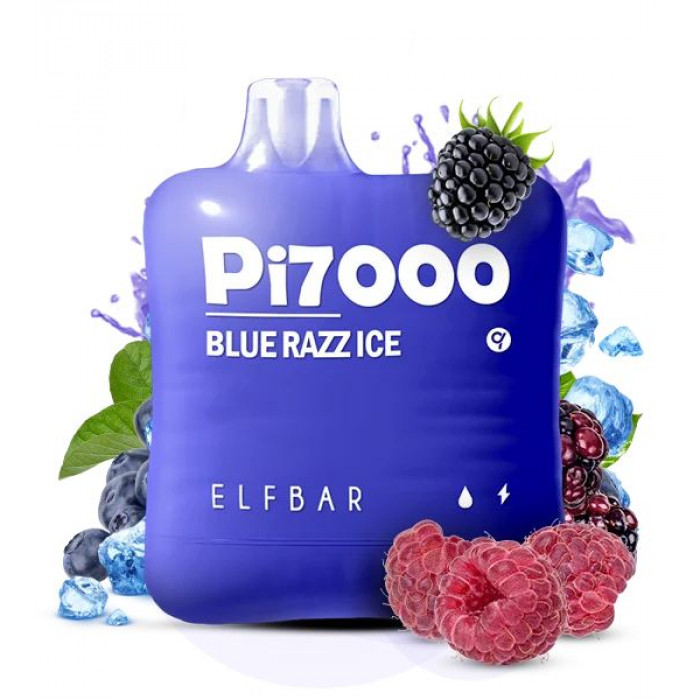 Elf Bar Pi7000 5% Blue Razz Ice (Крижана Блакитна Малина) Original