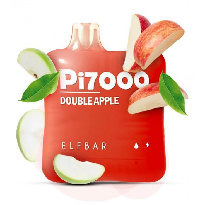 Elf Bar Pi7000 5% Double Apple (Подвійне Яблуко) Original