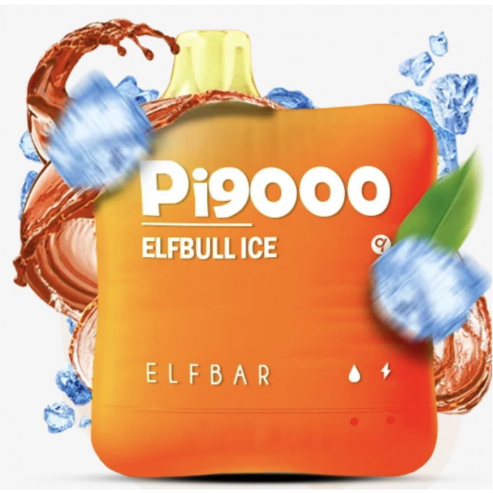 Elf Bar Pi9000 5% Elfbull Ice (Крижаний Енергетик)