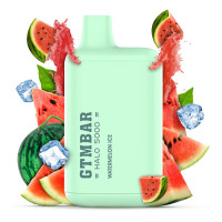 GTMBAR Halo 5000 Classic 5% Watermelon Ice (Крижаний Кавун) Original 
