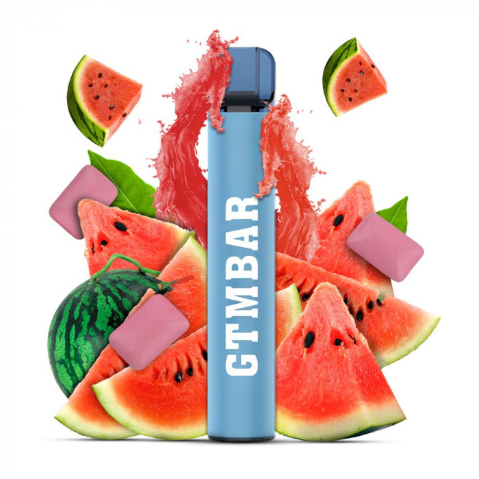 GTMBAR Honor 1500 5% Watermelon Bubble Gum (Кавунова Жуйка)