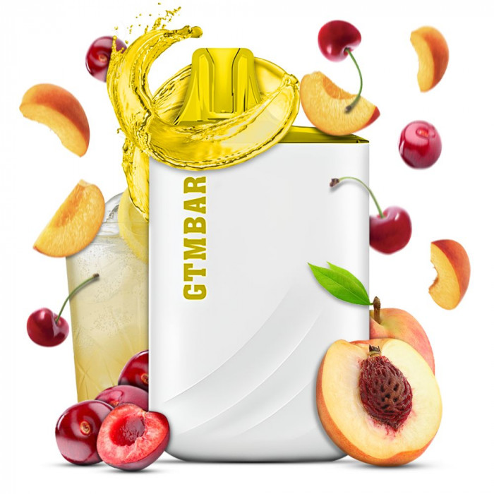 GTMBAR Porter 5000 5% Cherry Peach Lemonade (Вишнево-персиковий Лимонад) Original
