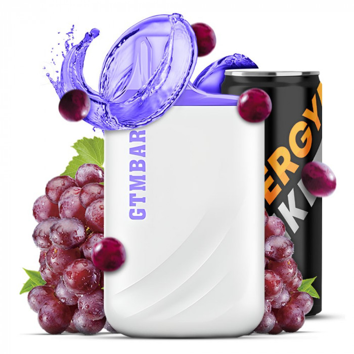 GTMBAR Porter 5000 5% Grape Energy (Виноградний Енергетик) Original