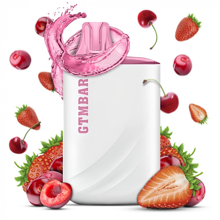 GTMBAR Porter 5000 5% Sour Straw Cherry (Кисла Полуниця Вишня) Original