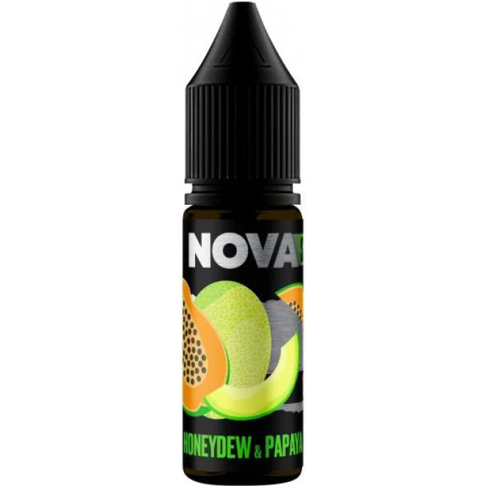 Рідина Nova Salt Honeydew Papaya (Диня Папайя) 6.5% 15 мл