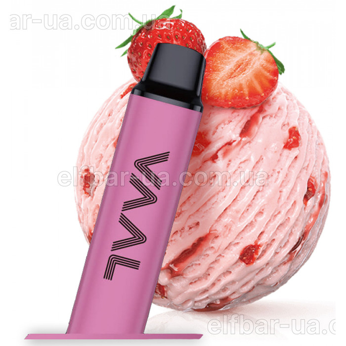 VAAL 4000M 5% Strawberry Ice Cream (Полуничне Морозиво) Оriginal