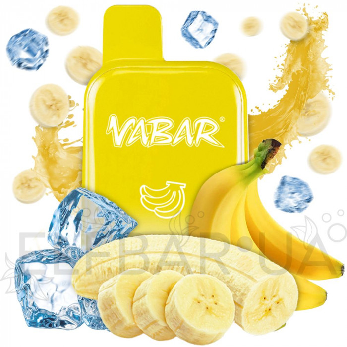 Vabar Supra 7000 5% Banana Ice (Крижаний Банан) (9) Original 
