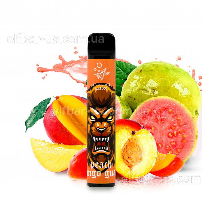 Elf Bar Lux 1500 5% Peach Mango Guava (Персик Манго Гуава) Original