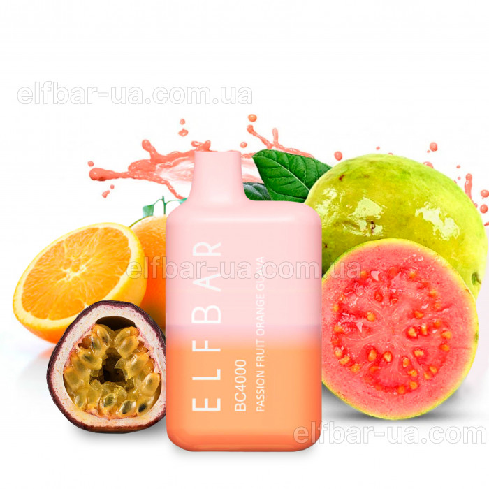Elf Bar BC4000 5% Passion Fruit Orange Guava (Маракуйя Апельсин Гуава) Original
