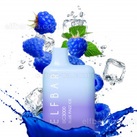 Elf Bar BC3000 5% Blue Razz Ice (Крижана Блакитна Малина) Original