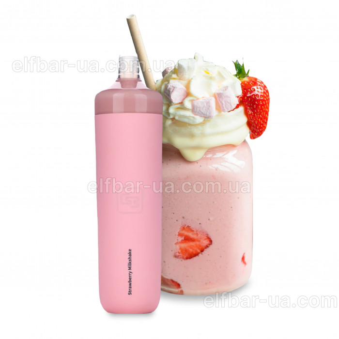 Geek Bar X6000 5% Strawberry Milkshake (Полуничний Молочний Коктейль) Original