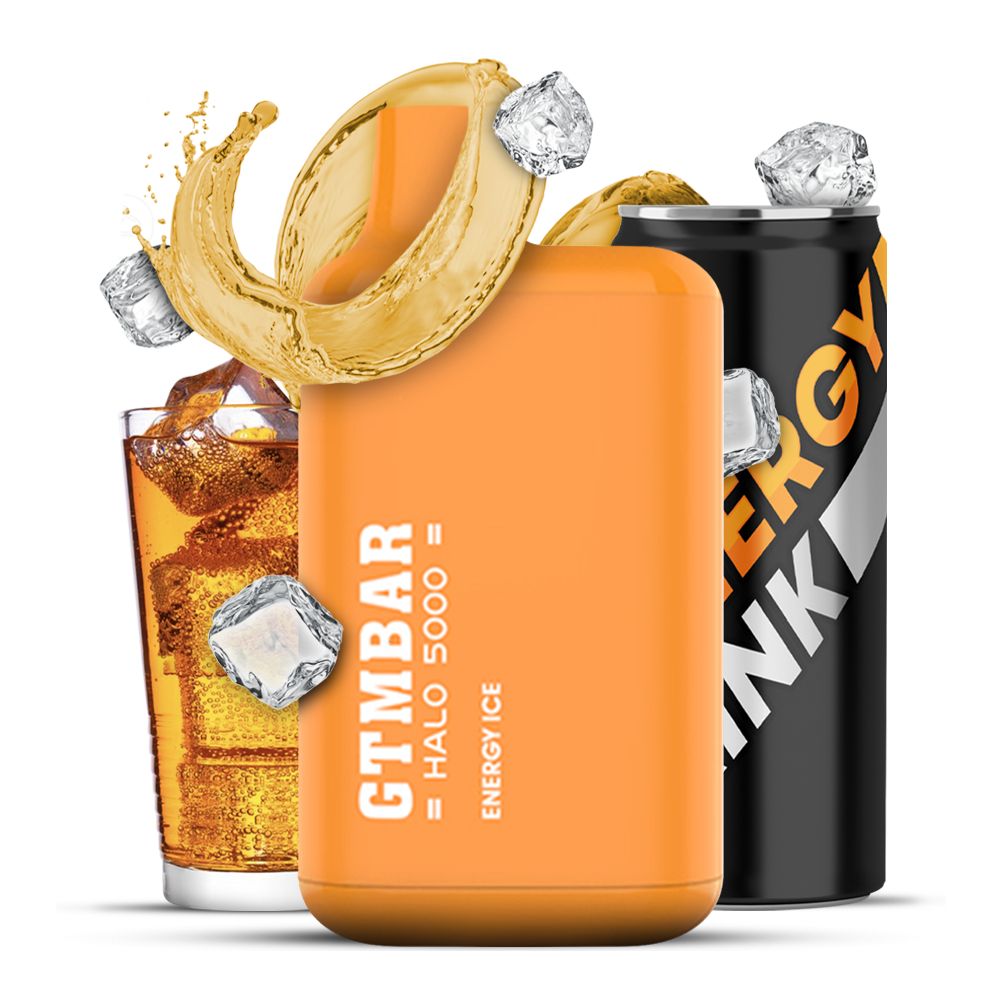 GTMBAR Halo 5000 Classic 5% Energy Ice (Ледяной Энергетик) Original